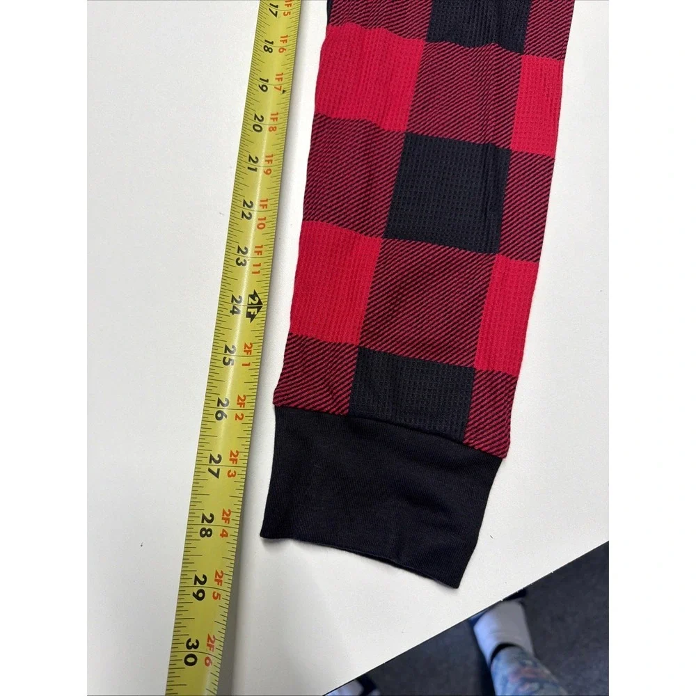 PJ Place Pajama Set 2pc Kids‎ size 16 Red Black Buffalo Check 100% Cotton